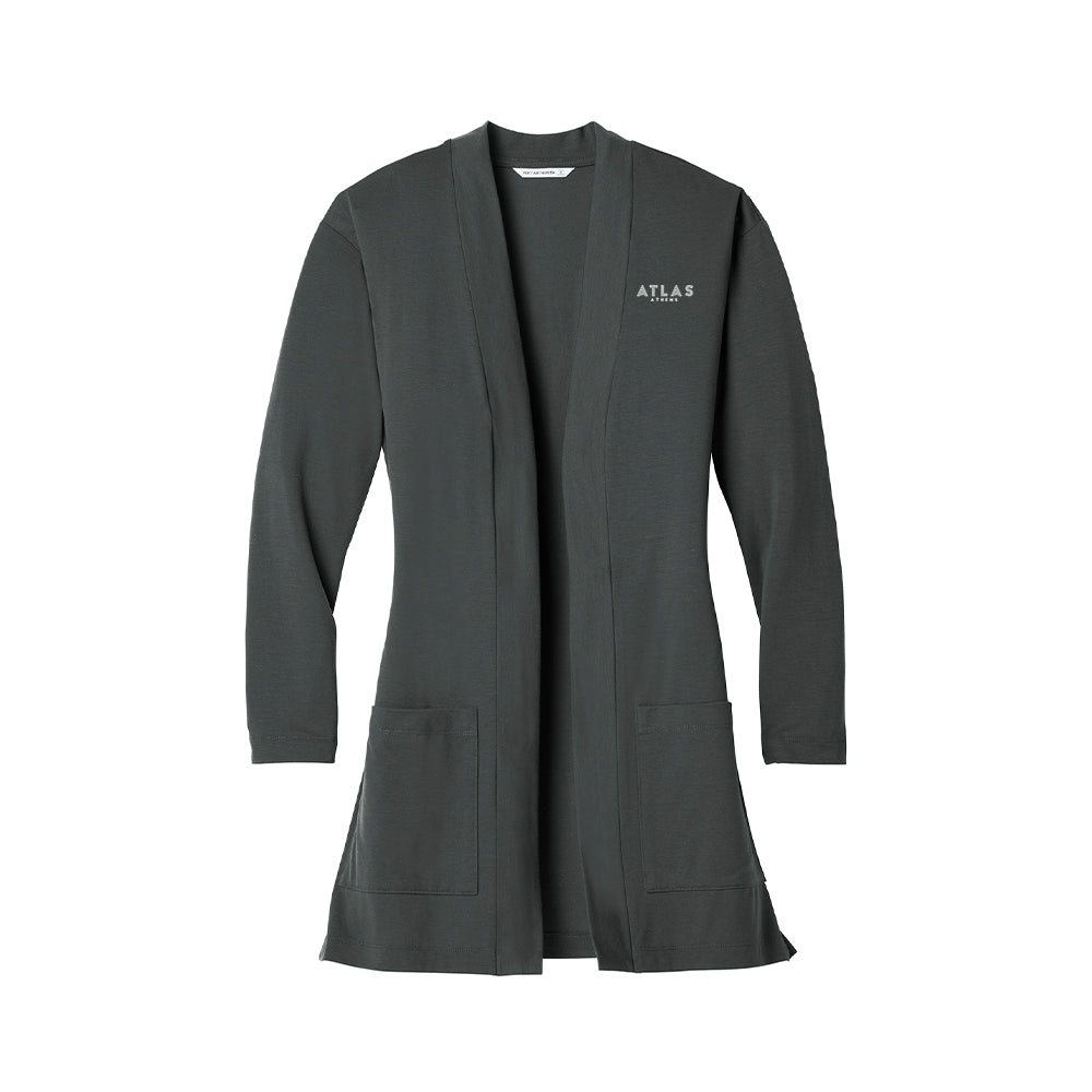 Atlas Athens - Port Authority Ladies Concept Long Pocket Cardigan