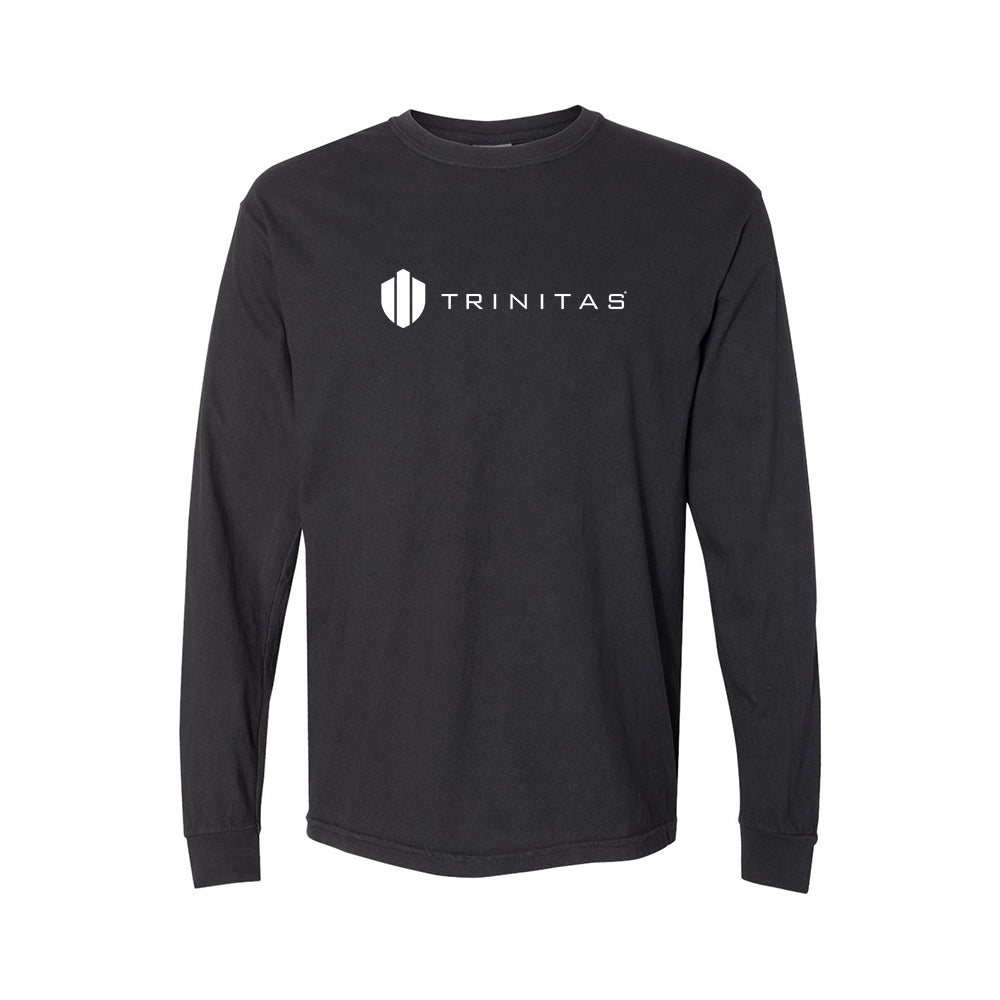 Comfort Colors Garment-Dyed Heavyweight Long Sleeve T-Shirt (Trinitas Logo)