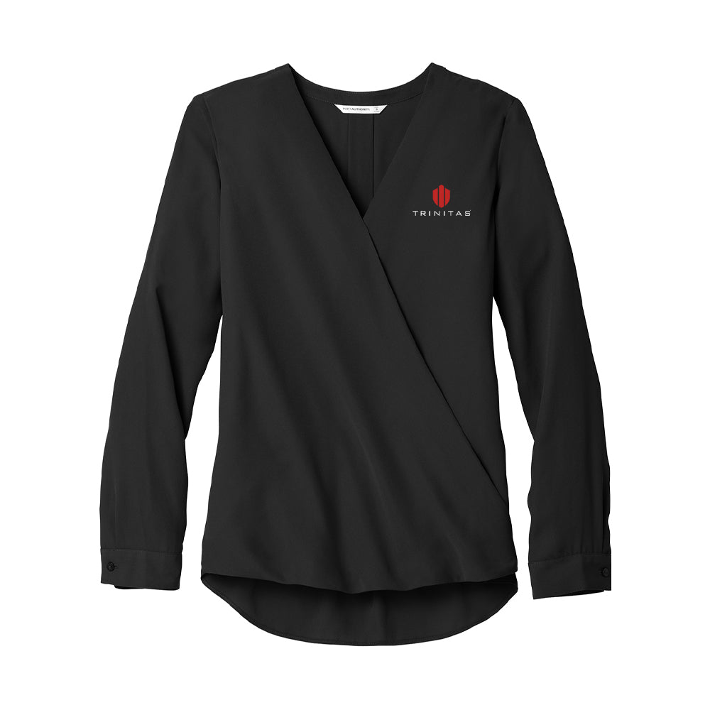 Port Authority Ladies Wrap Blouse