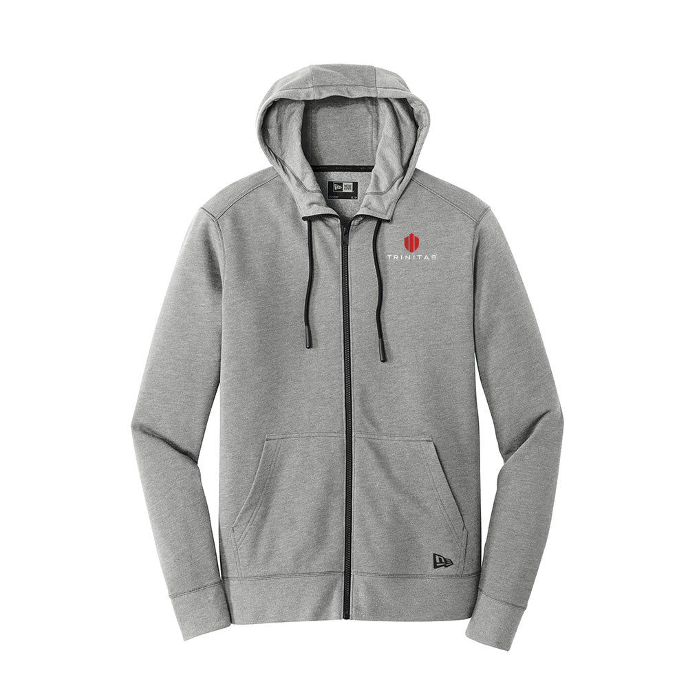 New Era Tri-Blend Fleece Full-Zip Hoodie