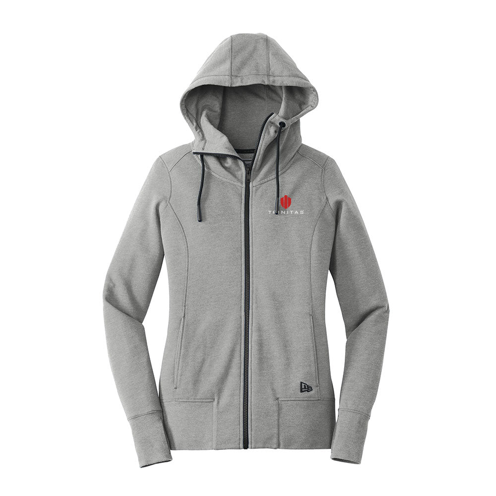 New Era Ladies Tri-Blend Fleece Full-Zip Hoodie
