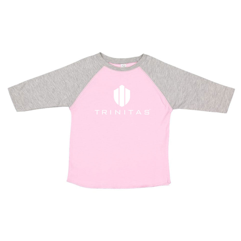 Rabbit Skins Fine Jersey Toddler 3/4 Sleeve Baseball T-Shirt