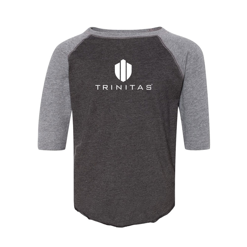 Rabbit Skins Fine Jersey Toddler 3/4 Sleeve Baseball T-Shirt