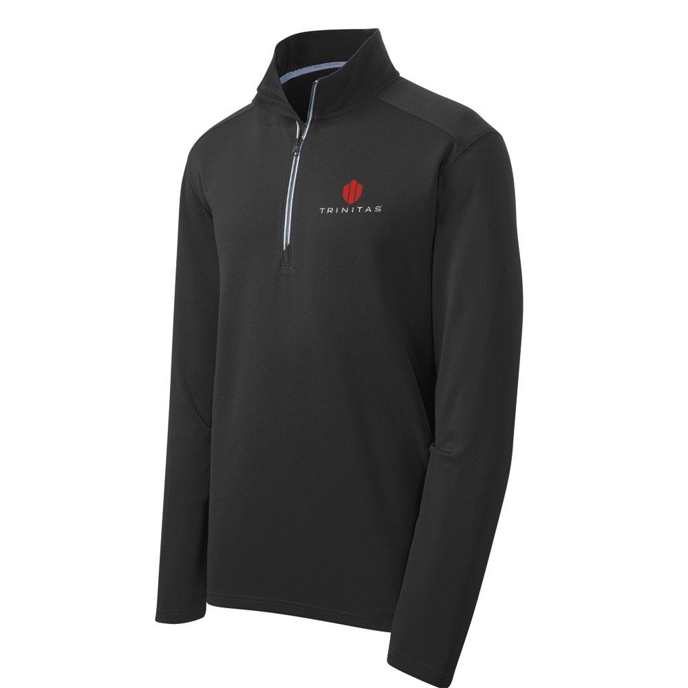 Sport-Tek Sport-Wick Textured 1/4-Zip Pullover