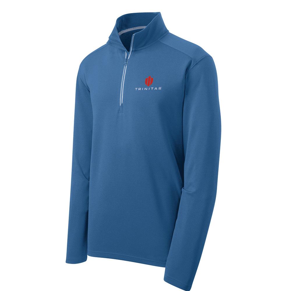 Sport-Tek Sport-Wick Textured 1/4-Zip Pullover