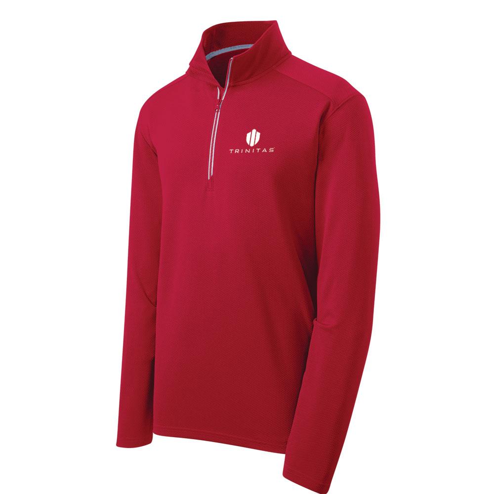 Sport-Tek Sport-Wick Textured 1/4-Zip Pullover