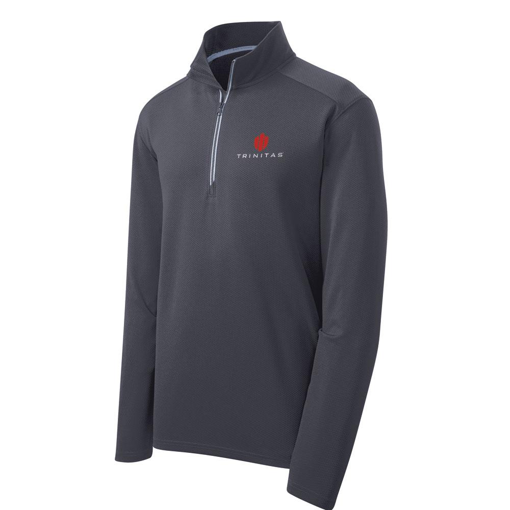Sport-Tek Sport-Wick Textured 1/4-Zip Pullover