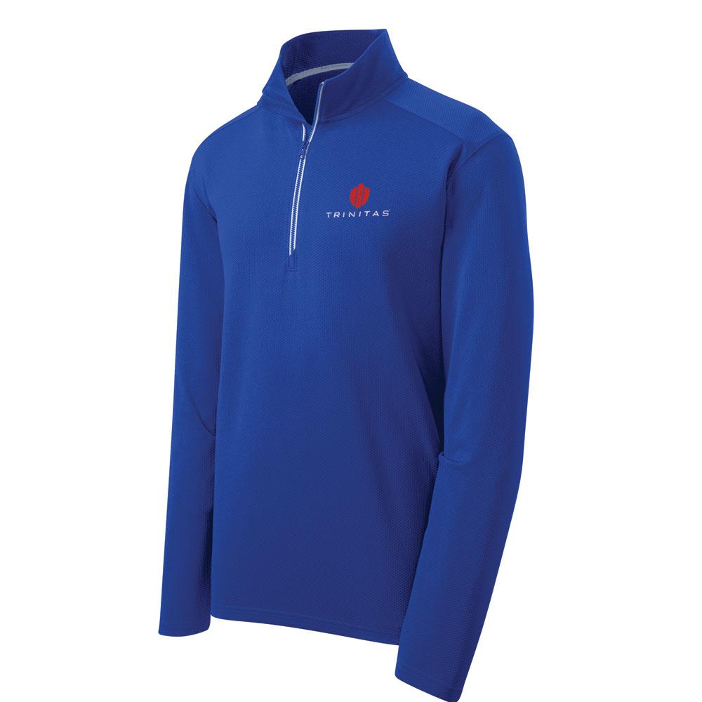 Sport-Tek Sport-Wick Textured 1/4-Zip Pullover