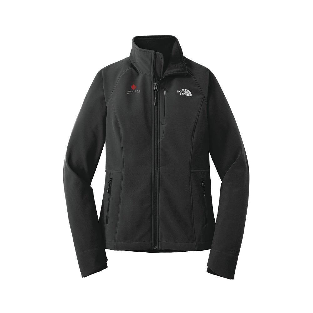 The North Face Ladies Apex Barrier Soft Shell Jacket - Black: Construction