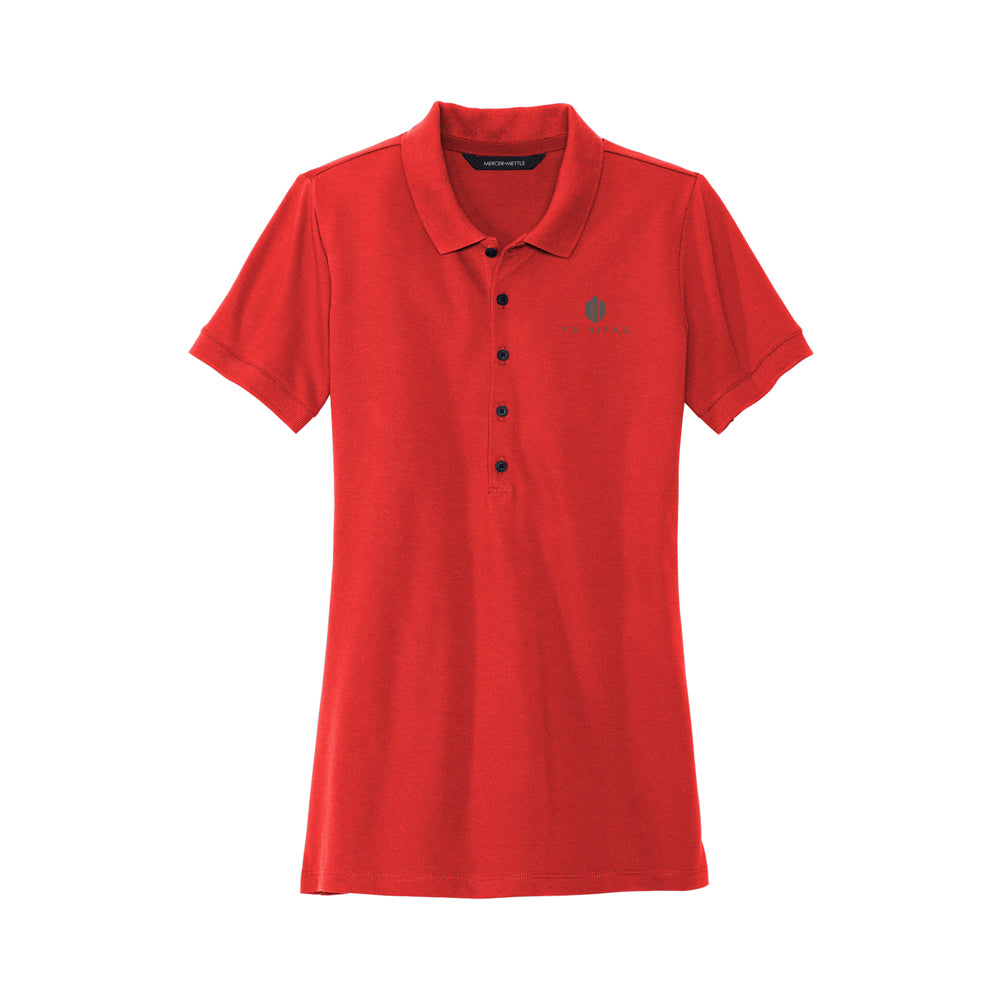 MERCER+METTLE Women's Stretch Heavyweight Pique Polo