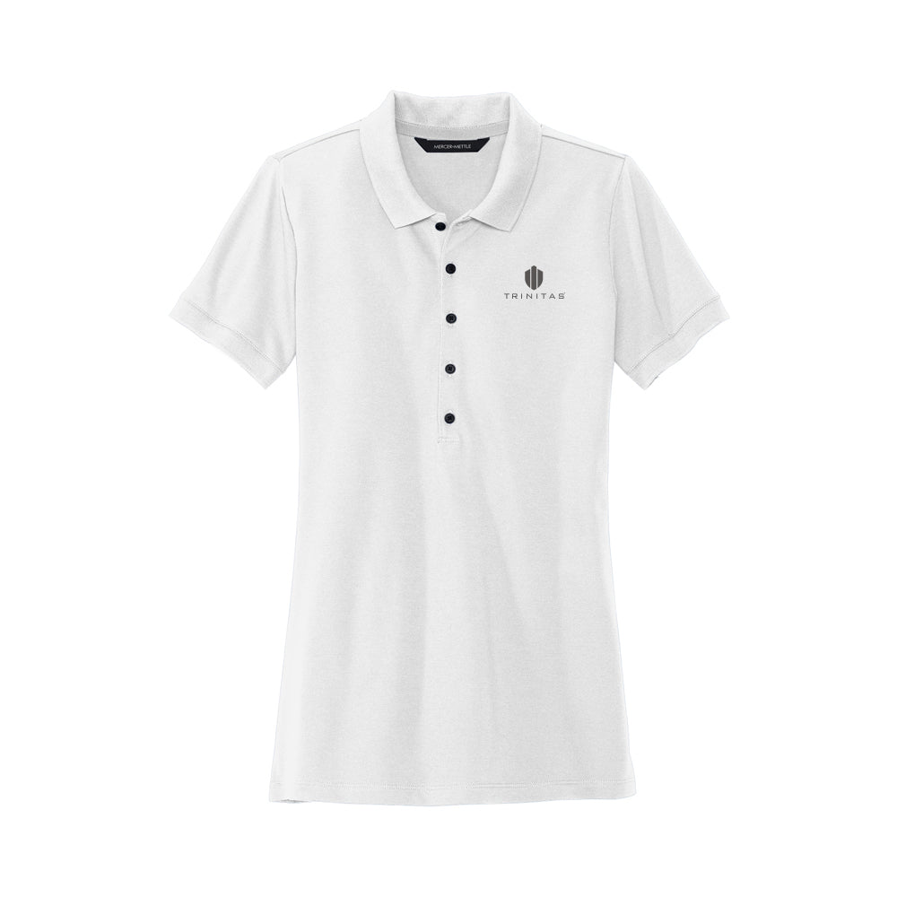 MERCER+METTLE Women's Stretch Heavyweight Pique Polo