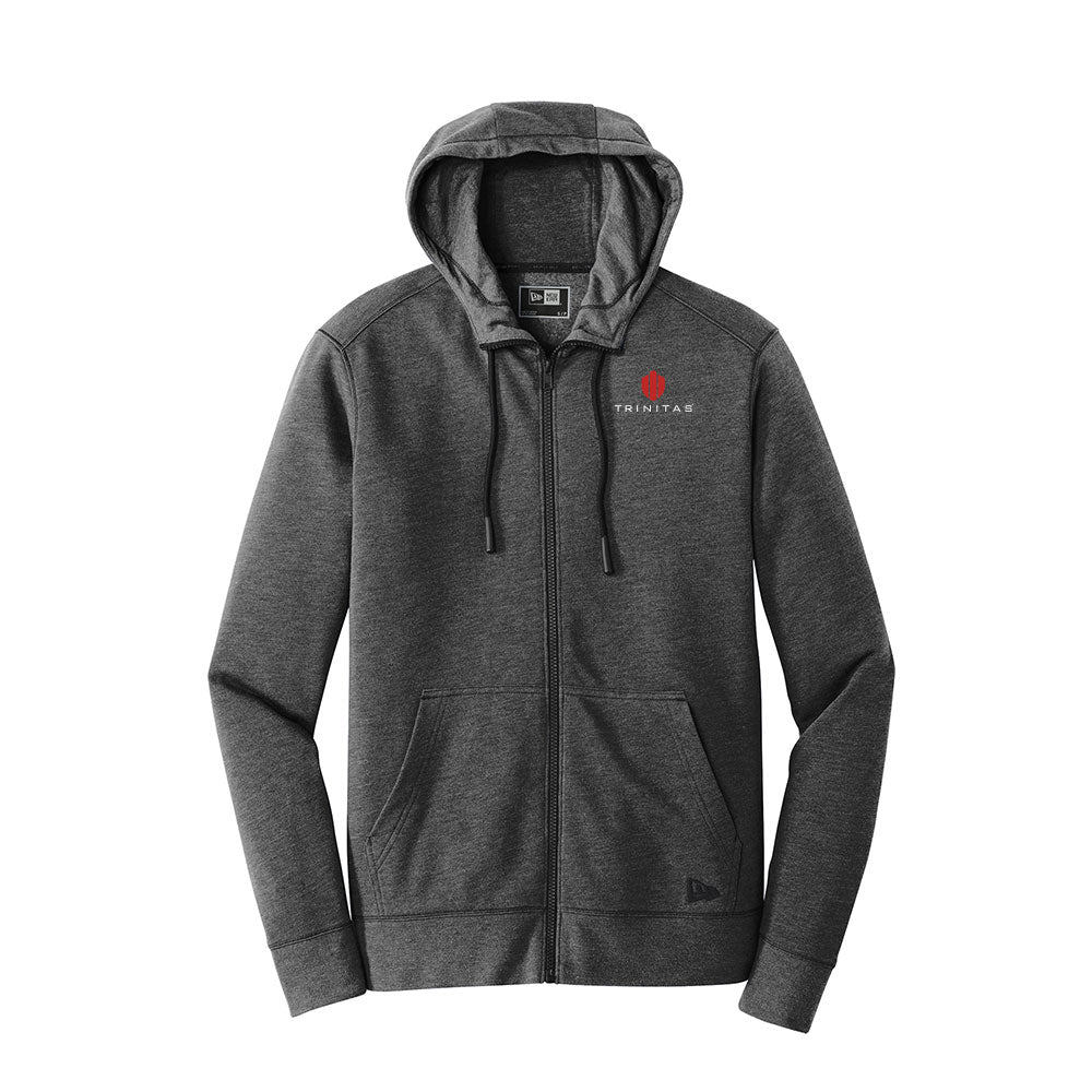 New Era Tri-Blend Fleece Full-Zip Hoodie