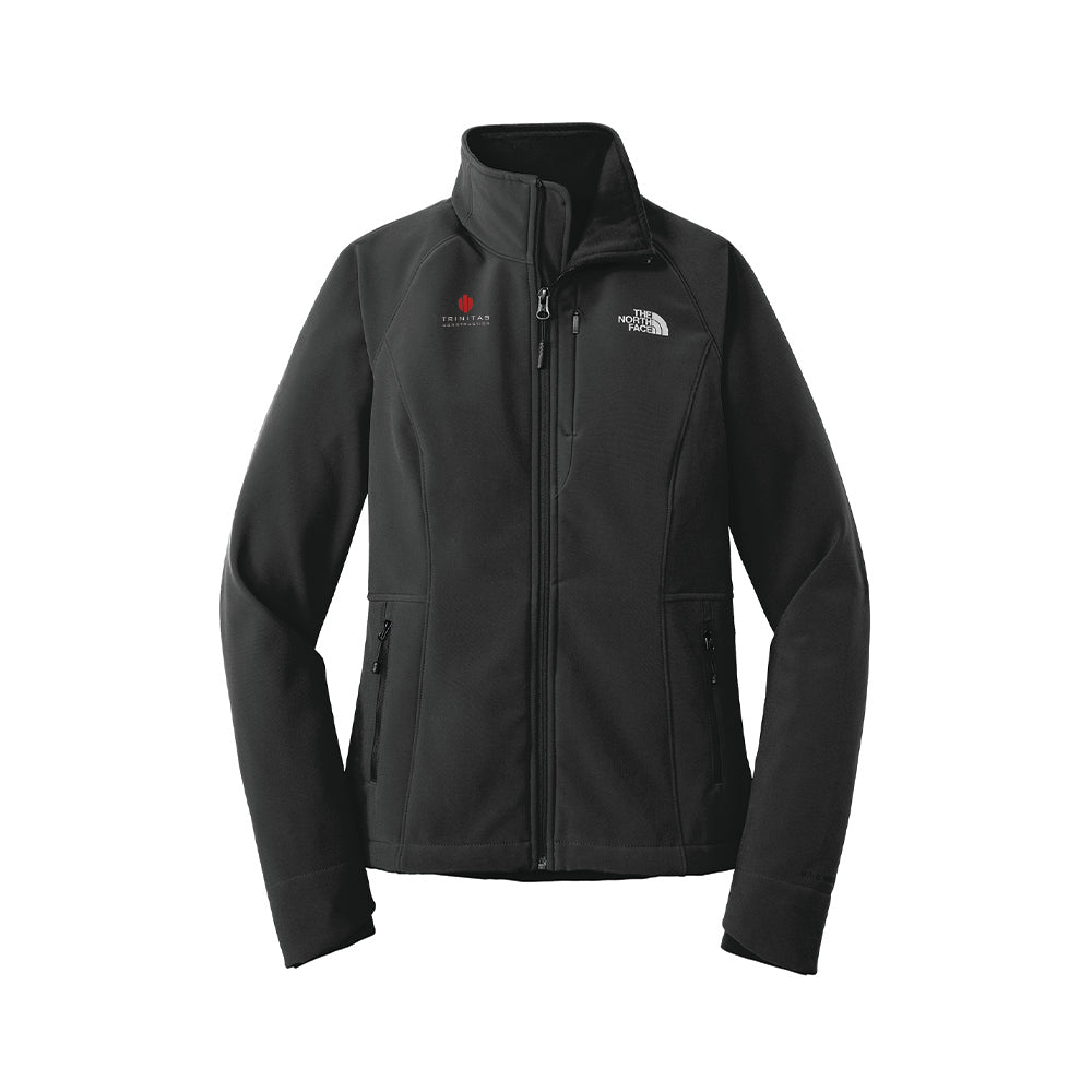 The North Face Ladies Apex Barrier Soft Shell Jacket - Black (Construction Logo)